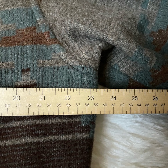 Vintage | rare LL Bean Aztec tribal wool heavy jacket - Picture 3 of 4
